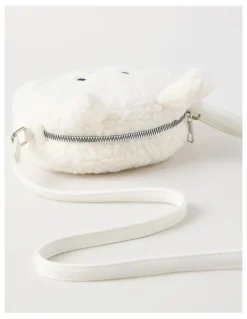 Milkshake Bunny Crossbody Bag in White
