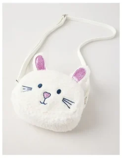 Milkshake Bunny Crossbody Bag in White