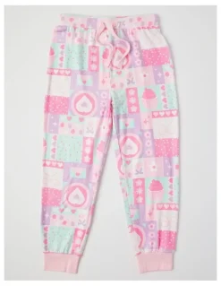 Milkshake Cosy Knit Patchwork Pyjamas in Assorted