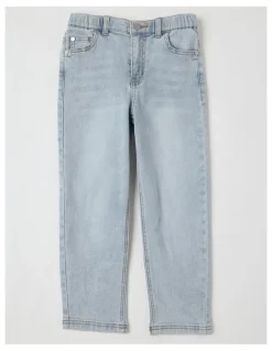 Milkshake Denim Relaxed Fit Jean in Light Wash