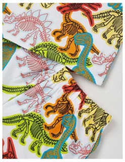 Milkshake Dino Jersey Pyjamas in Assorted