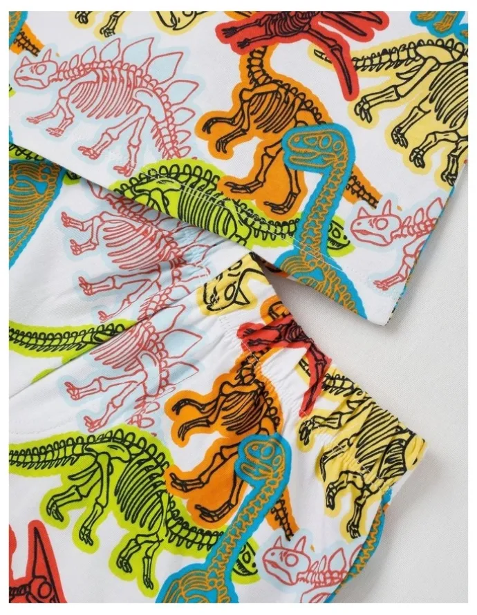 Milkshake Dino Jersey Pyjamas in Assorted