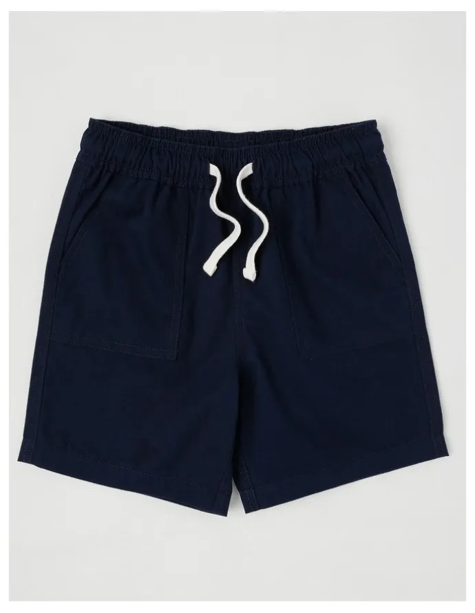 Milkshake Essentials Chino Pull On Short in Navy