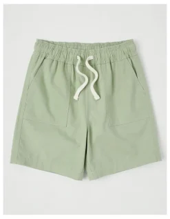 Milkshake Essentials Chino Pull On Short in Khaki