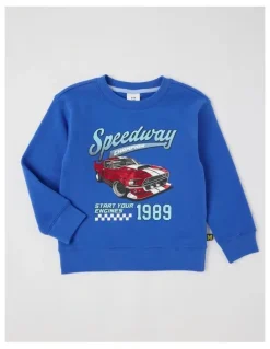 Milkshake Essentials Crew Neck Sweat in Blue