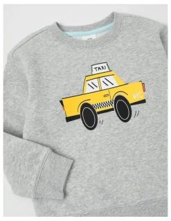 Milkshake Essentials Crew Neck Sweat in Grey Marle