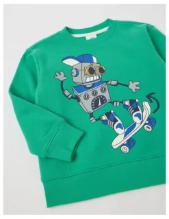 Milkshake Essentials Crew Neck Sweat in Green