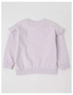 Milkshake Essentials Crew Sweat in Unicorn Heart in Purple