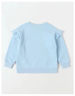 Milkshake Essentials Crew Sweat in Strawberry Blue