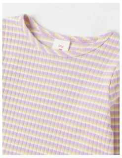 Milkshake Essentials Long Sleeve Tee in Cream Butterflies