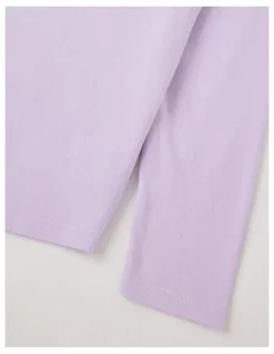 Milkshake Essentials Long Sleeve Tee in Disco Purple
