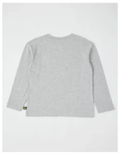 Milkshake Essentials Long Sleeve T-Shirt in Cars Grey Marle