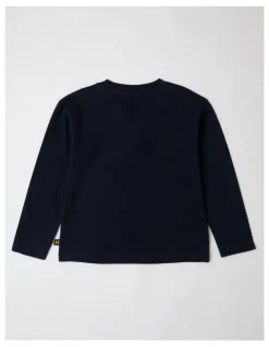Milkshake Essentials Long Sleeve T-Shirt in Dino Navy