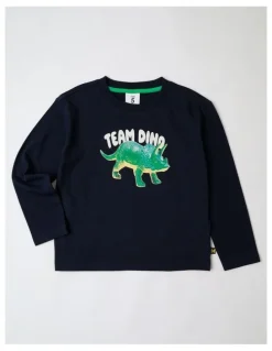 Milkshake Essentials Long Sleeve T-Shirt in Sailboat Blue