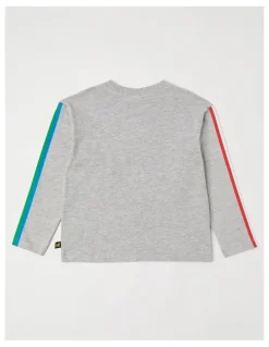 Milkshake Essentials Long SleeveT-Shirt in Go Grey Marle
