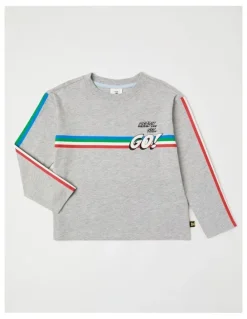 Milkshake Essentials Long SleeveT-Shirt in Go Grey Marle