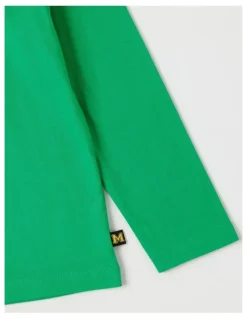 Milkshake Essentials Long Sleeve T-Shirt in No Rules Green