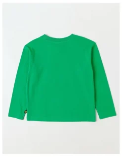 Milkshake Essentials Long Sleeve T-Shirt in No Rules Green