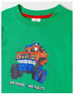 Milkshake Essentials Long Sleeve T-Shirt in No Rules Green