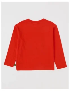 Milkshake Essentials Long Sleeve T-Shirt in Car Burgundy