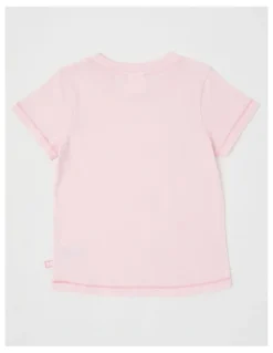 Milkshake Essentials Short Sleeve Print Tee in Ballerina Pink