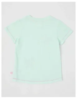 Milkshake Essentials Short Sleeve Print Tee in Flying Fairies/Mint