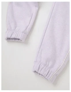Milkshake Essentials Trackpant in Purple Marle