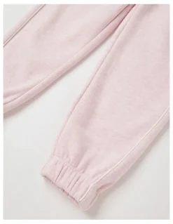 Milkshake Essentials Trackpant in Light Pink Marle