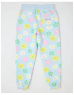 Milkshake Essentials Trackpant in Blue Flowers