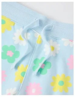 Milkshake Essentials Trackpant in Blue Flowers