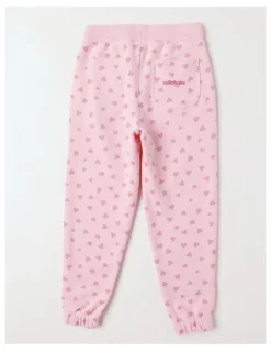 Milkshake Essentials Trackpant in Pink Hearts