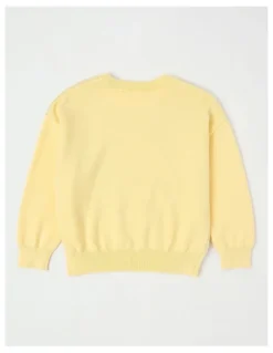 Milkshake Jacquard Jumper in Unicorn Yellow