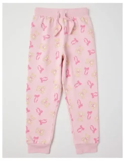 Milkshake Knit Fleece Bear Pyjamas in Baby Pink