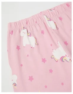 Milkshake Knit Unicorn Pyjamas in Light Blue