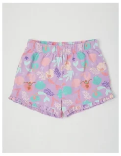 Milkshake Mermaid Flutter Sleeve Pyjamas in Lavender