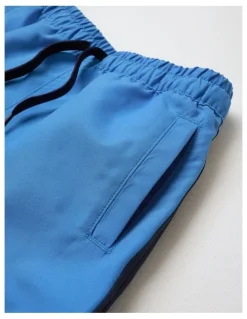 Milkshake Recycled Boardshort with Side Stripe in Blue