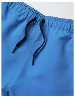 Milkshake Recycled Boardshort with Side Stripe in Blue