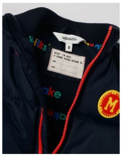 Milkshake Recycled Puffer Vest in Navy