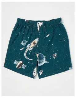 Milkshake Space Jersey Pyjamas in Blue