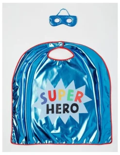 Milkshake Super Hero Cape and Mask Set
