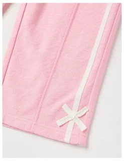 Milkshake Wide Leg Trackpant in Pink