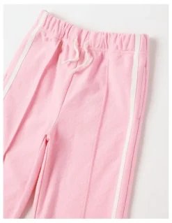 Milkshake Wide Leg Trackpant in Pink