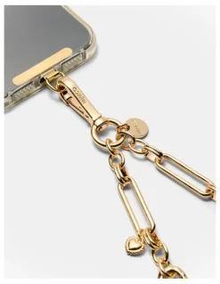 Mimco Accumulus Phone Wrist Strap in Gold