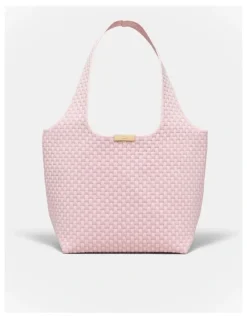 Mimco Amelie Basket Tote Bag in Pink Salt
