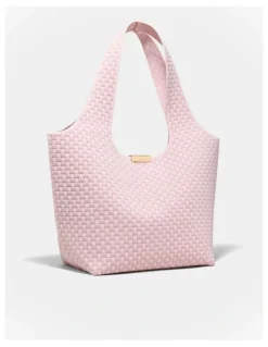 Mimco Amelie Basket Tote Bag in Pink Salt