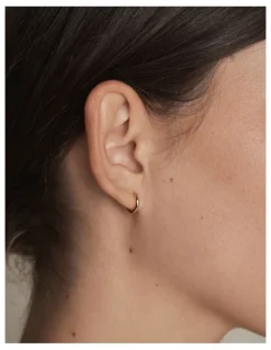 Mimco Asteria Charm Hoop Earrings in Gold
