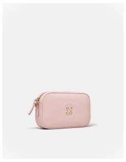 Mimco Bay Camera Pouch in Pink Dust