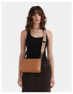 Mimco Bay Crossbody Bag in Caramel