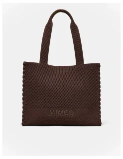 Mimco Blondie Boxy Tote Bag in Chocolate