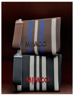 Mimco Blondie Pouch in Black Stripe